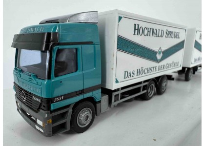 Camion Mercedes Benz Actros 2531 + remorca  - H0 AMW 50812
